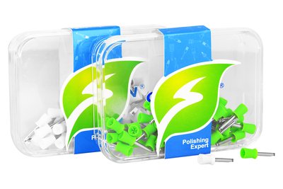 Gumki do polerowania "4" 50 szt. COTISEN - biały - Soft Cup (miękkie)