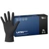 Latexové rukavice LATEX BLACK 100 ks, nepudrované, černé, 5.8 g - Velikost: XL