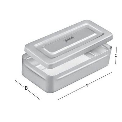 Falcon sterilizační kazeta s víčkem 200x100x40mm