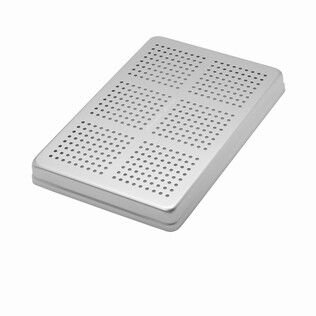 TRAY MALÝ PERFOROVANÝ AL STŘÍBRNÁ - VÍKO