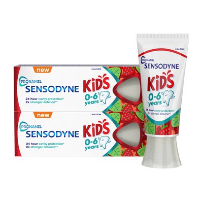 Sensodyne Pronamel Kids dětská zubní pasta 0-6 let 2×50 ml