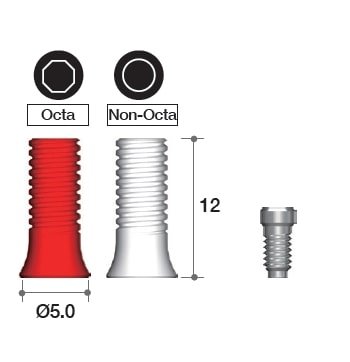 MEGAGEN AR, BD Plastic Cylinder ø5.0 - Non-Octa