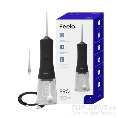 Feelo PRO cestovní ústní sprcha (černá)