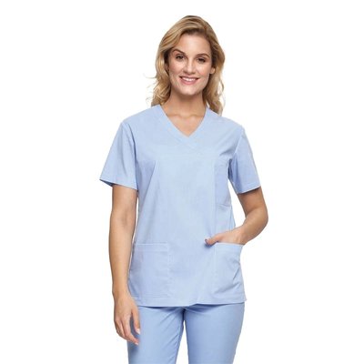 Dámská halena, chirurgická, světle modrá