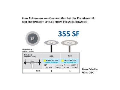 Diamantový disk - oboustranně sypaný Ø 1,9cm, extra jemná