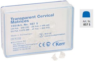 Hawe kształtki przyszyjkowe 857 S 150szt/opak. transparentne