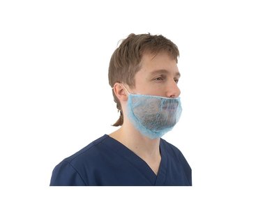 Vousenka z netkané textilie, 40 x 25 cm, 100 ks, modrá