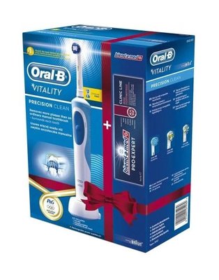 Braun Oral-B Vitality Precision Clean D12 zubní kartáček + pasta Blend-a-med ZDARMA