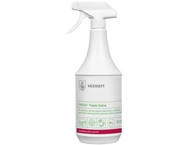 Velox Foam Extra - Bezalkoholová pěna pro dezinfekci citlivých povrchů, 1L