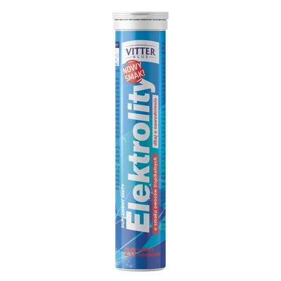 VITTER BLUE Elektrolity 20 tabletek smak tropikalny