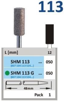 HORICO diamantový sintrovaný vrták - valček ISO50