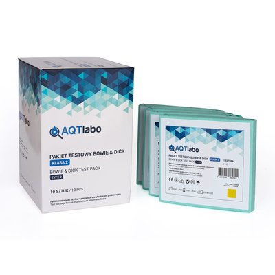 Test do sterylizacji Bowie & Dick klasa 2 10 szt. AQTlabo