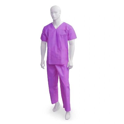 Opero jednorázový chirurgický set tunika + kalhoty SMMS, fialový - XXL