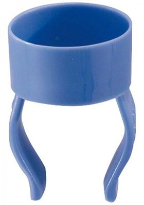 Hawe Cleanic pierścionki Ring Pot niebieskie 100szt/op. uchwyt do pasty (Hawe 985)