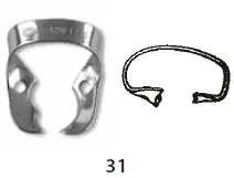 Spona Kofferdam č.31