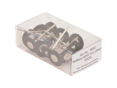 OMNI Kartáčky, černé štětinky 21mm