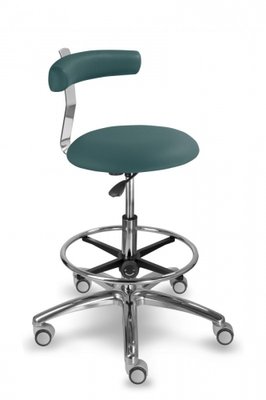 MAYER Stolička s oporou zad 1240 dent, tyrkysová - Mediflex