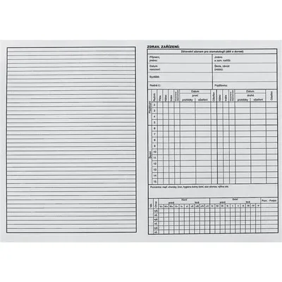 DITIS Zdravotní záznam pro děti a dorost 100ks