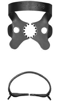 Rubber Dam Clamp 2AS Hu-Friedy Black Line