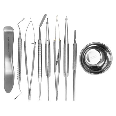 Zestaw do mikrochirurgii w kasecie Denmax