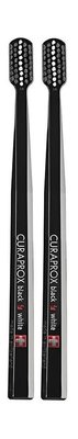 Curaprox Black is White zubní kartáček 2 ks