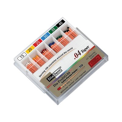 DiaDent GP čepy 45-80/.04 60ks kalibrované