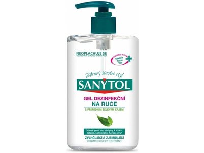 Sanytol dezinfekční gel na ruce, vyživující, 250ml