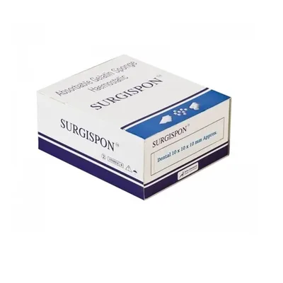 Surgispon peletky ( 1x1x1cm ) 32ks