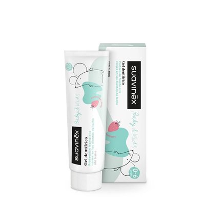 Suavinex Baby Kids 0-6 Strawberry dětská zubní pasta 50 ml