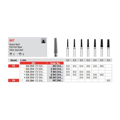 Diamant FG 847.014F 5 ks
