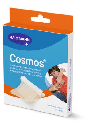 Cosmos Abrasions náplast na odřeniny 100 × 85 mm 4 ks