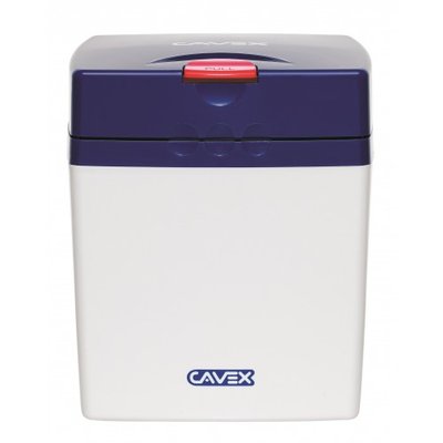 Cavex modrá nádoba na alginát, včetně naběračky a odměrky