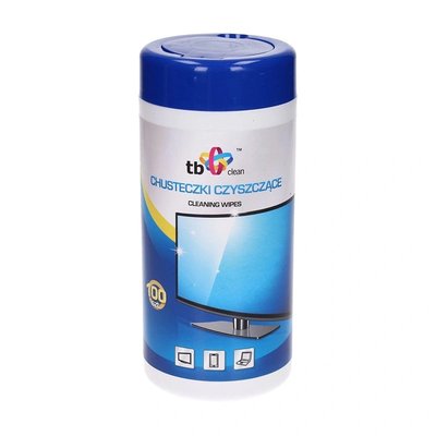 TB vlhčené utěrky na monitory, 100 ks v balení