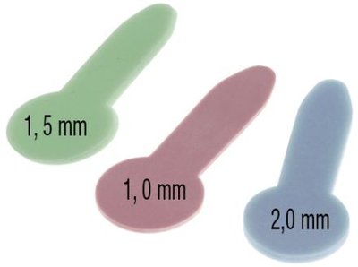 Fleximeter-Strips ružové 1,0 mm