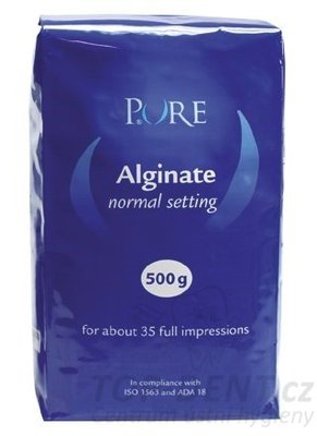 PURE Alginate NORMAL - otiskovací hmota, 500g