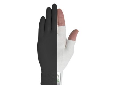 Vložky do rukavic z bambusového vlákna PEDICE HandyBoo, 1 pár, bílé - Velikost: L