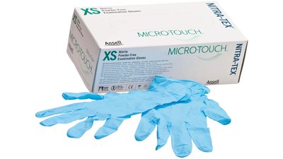 MICRO-TOUCH® Nitrax-Tex™ - Packung 100 Stück puderfrei, blau, XS