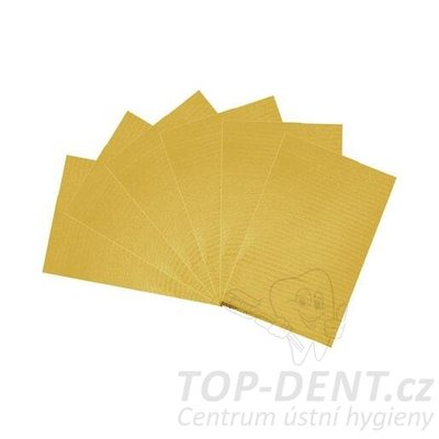 PURE dentální podbradníky / bryndáky (žluté), 500ks