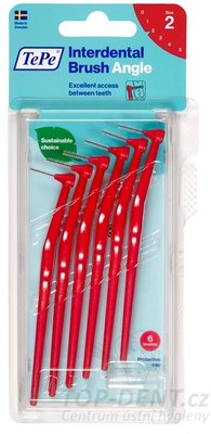 TePe ANGLE 2 mezizubní kartáčky 0,5 mm, 6ks