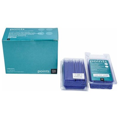 Points - aplikátory, 100ks super jemné fialové