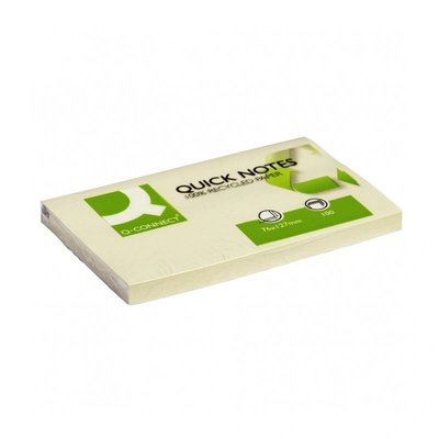 Bločky recyklované 76x127mm, žluté (bal.120listů)