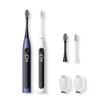 Oclean X Lite Duo Set Dark Blue+Grey sonický kartáček 2 ks