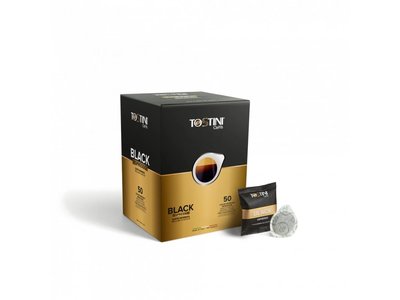 Tostini BLACK espresso E.S.E. POD káva 50ks