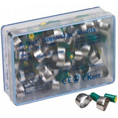 Ocelové matrice Supermat, 0,038 mm, výška 6,3 mm, 50 ks