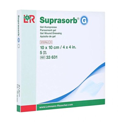 Komprese gelová Suprasorb G 10 x 10cm, sterilní (bal.5ks)