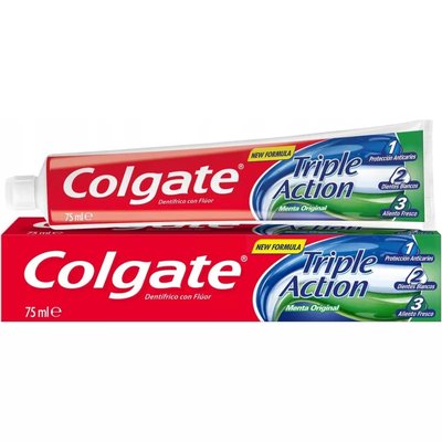COLGATE pasta do zębów TRIPLE ACTION mocno miętowa 75ml