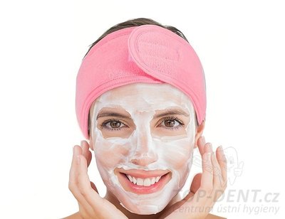 Kosmetická čelenka (růžová), 1 ks