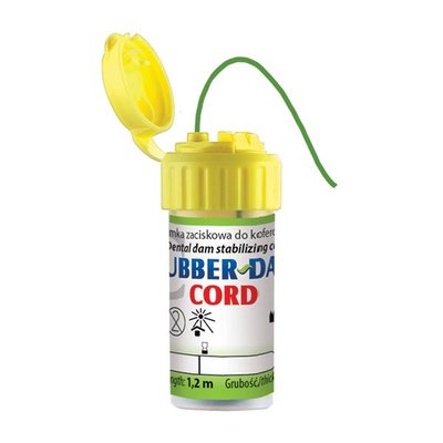 Rubber Dam cord 1,2m zelený- střední