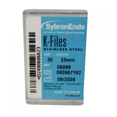 K-FILE 6 ks SybronEndo vel.30, 25 mm