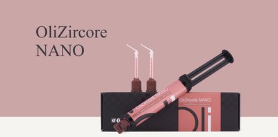 OliZircore Nano dual-curing composite material with nano tech for core build-up5ml +mixing tips, A3